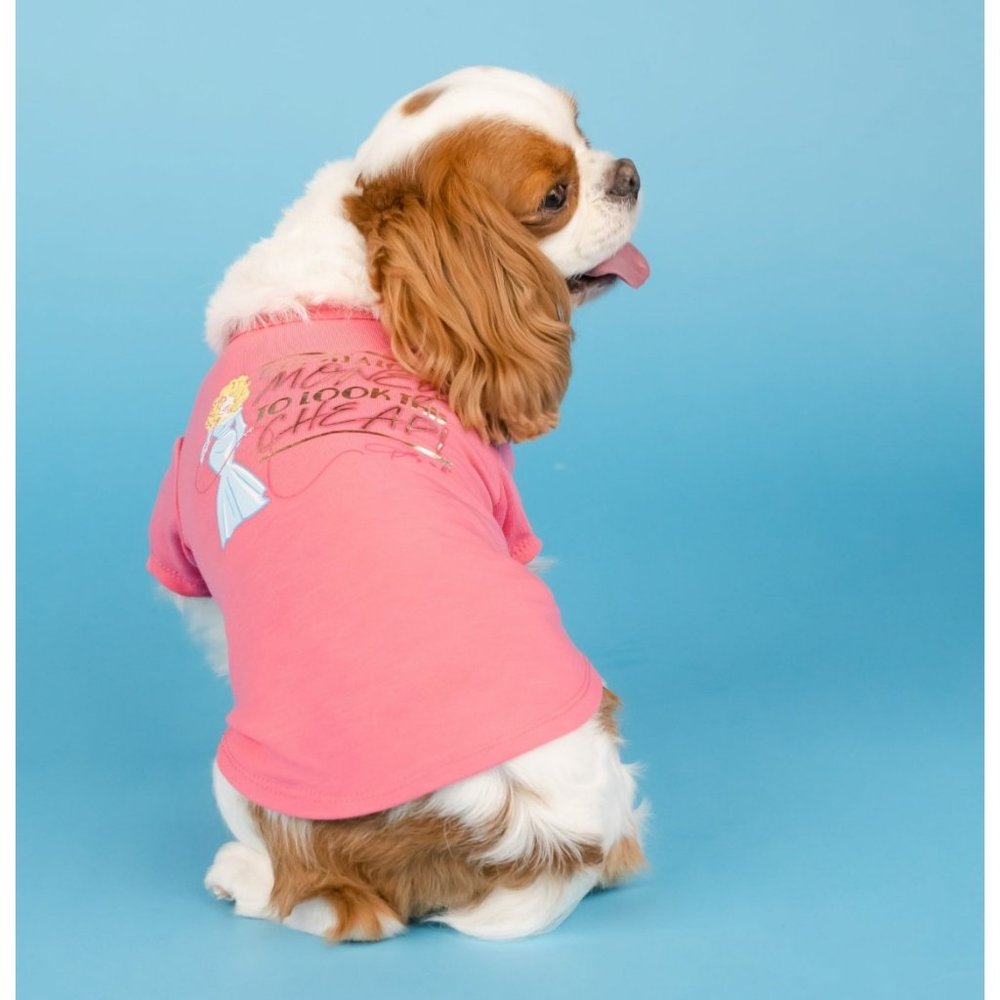 Doggy Parton - Doggy T-Shirt - Pink - Large - Dog 20 - 40 lbs